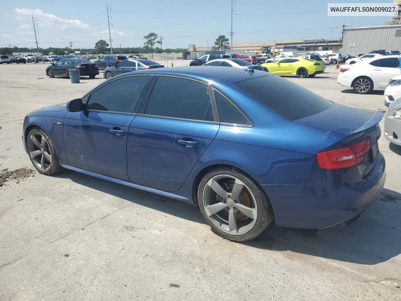 2016 Audi A4 Premium Plus S-Line VIN: WAUFFAFL5GN009027 Lot: 71750634