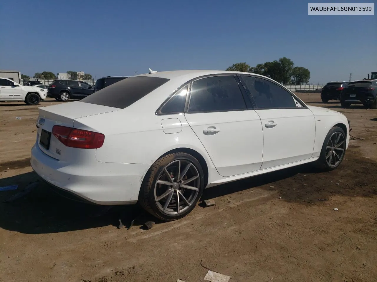 WAUBFAFL6GN013599 2016 Audi A4 Premium S-Line