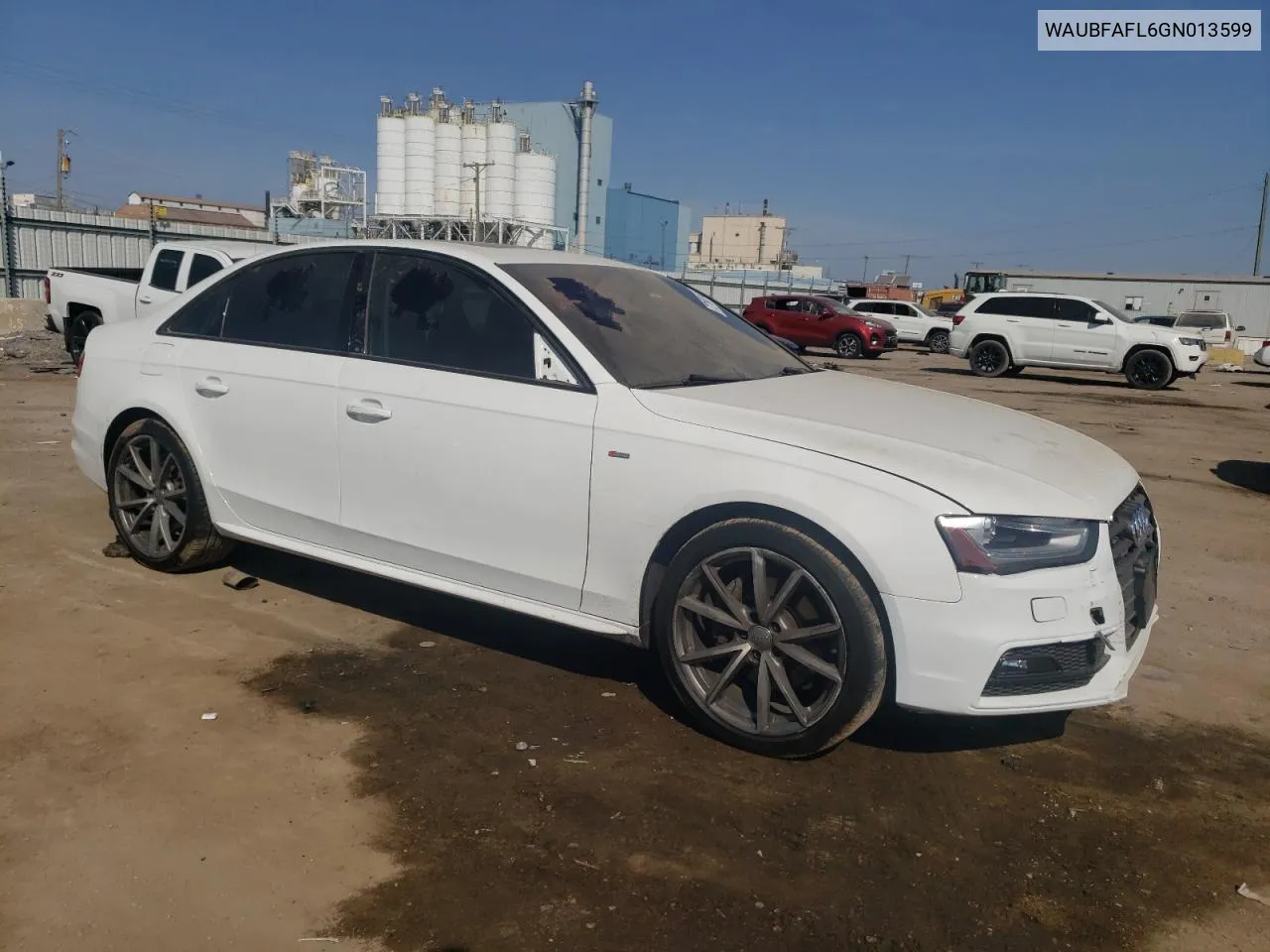 WAUBFAFL6GN013599 2016 Audi A4 Premium S-Line