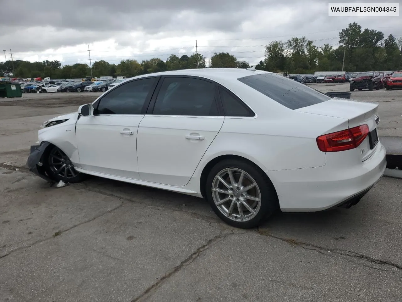 WAUBFAFL5GN004845 2016 Audi A4 Premium S-Line