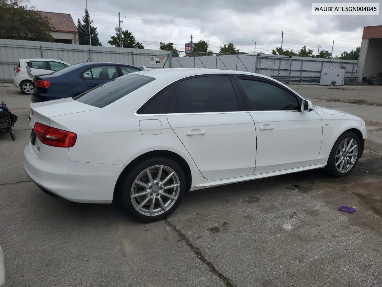 WAUBFAFL5GN004845 2016 Audi A4 Premium S-Line