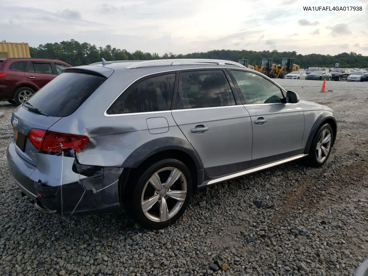 2016 Audi A4 Allroad Premium Plus VIN: WA1UFAFL4GA017938 Lot: 72887364