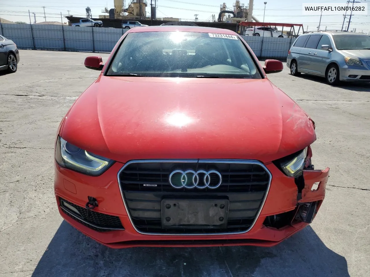 2016 Audi A4 Premium Plus S-Line VIN: WAUFFAFL1GN016282 Lot: 73231444