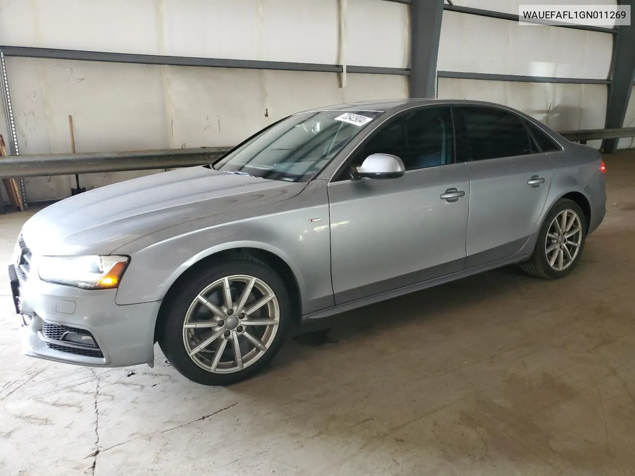 2016 Audi A4 Premium Plus S-Line VIN: WAUEFAFL1GN011269 Lot: 73542904