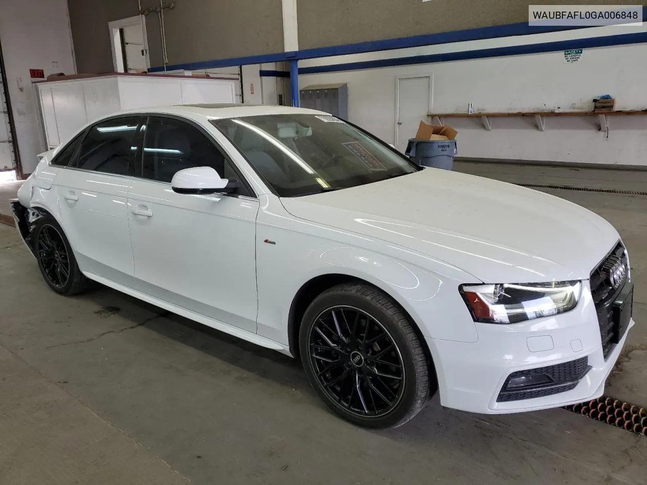 2016 Audi A4 Premium S-Line VIN: WAUBFAFL0GA006848 Lot: 75928834