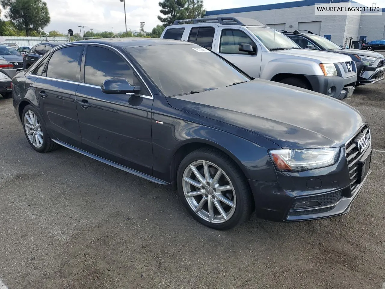 2016 Audi A4 Premium S-Line VIN: WAUBFAFL6GN011870 Lot: 78456664