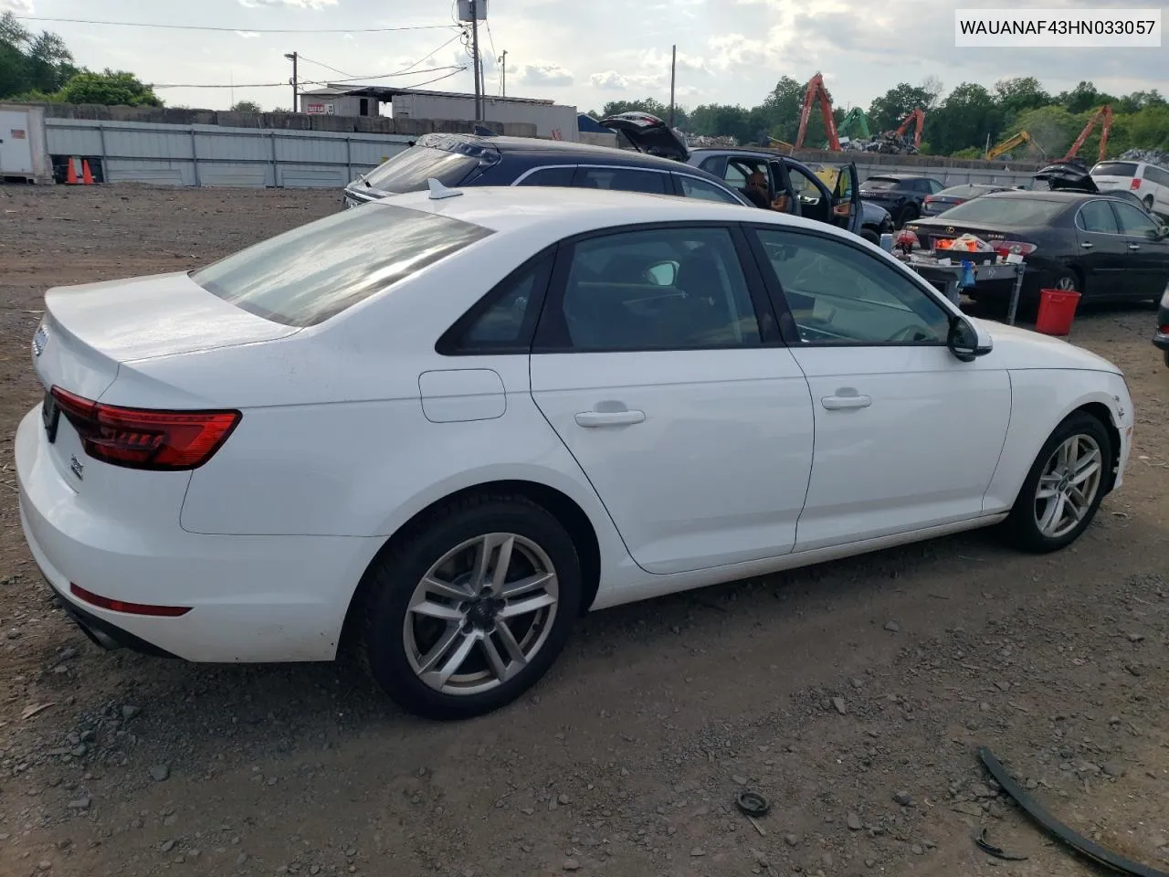 WAUANAF43HN033057 2017 Audi A4 Premium