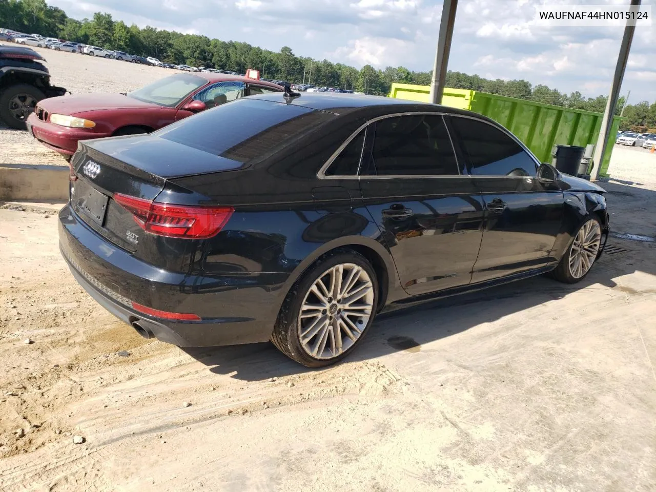 WAUFNAF44HN015124 2017 Audi A4 Prestige