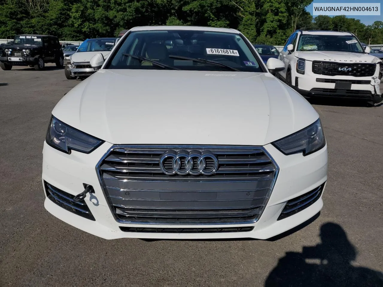 2017 Audi A4 Premium VIN: WAUGNAF42HN004613 Lot: 61616814