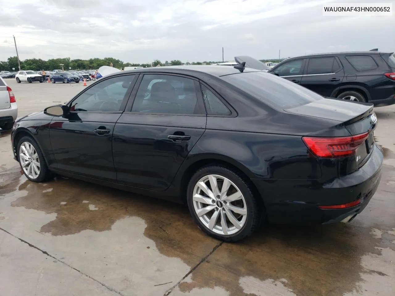 2017 Audi A4 Premium VIN: WAUGNAF43HN000652 Lot: 62284084