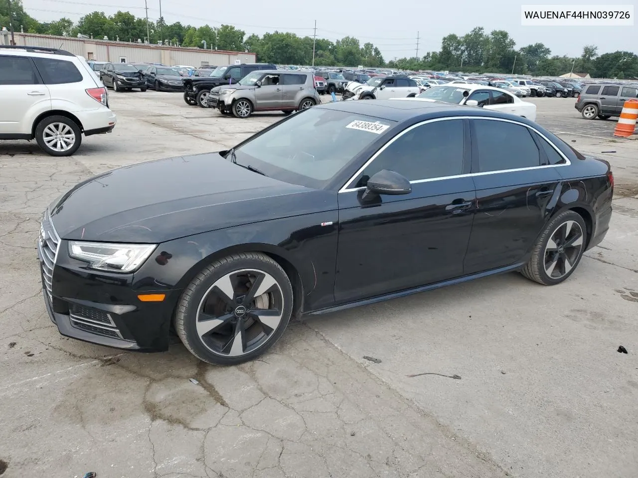 2017 Audi A4 Premium Plus VIN: WAUENAF44HN039726 Lot: 64388354