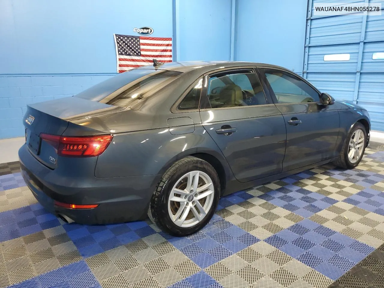 2017 Audi A4 Premium VIN: WAUANAF48HN055278 Lot: 64484174