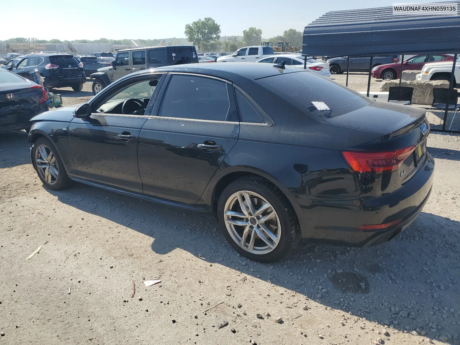 2017 Audi A4 Premium VIN: WAUDNAF4XHN059135 Lot: 65169934