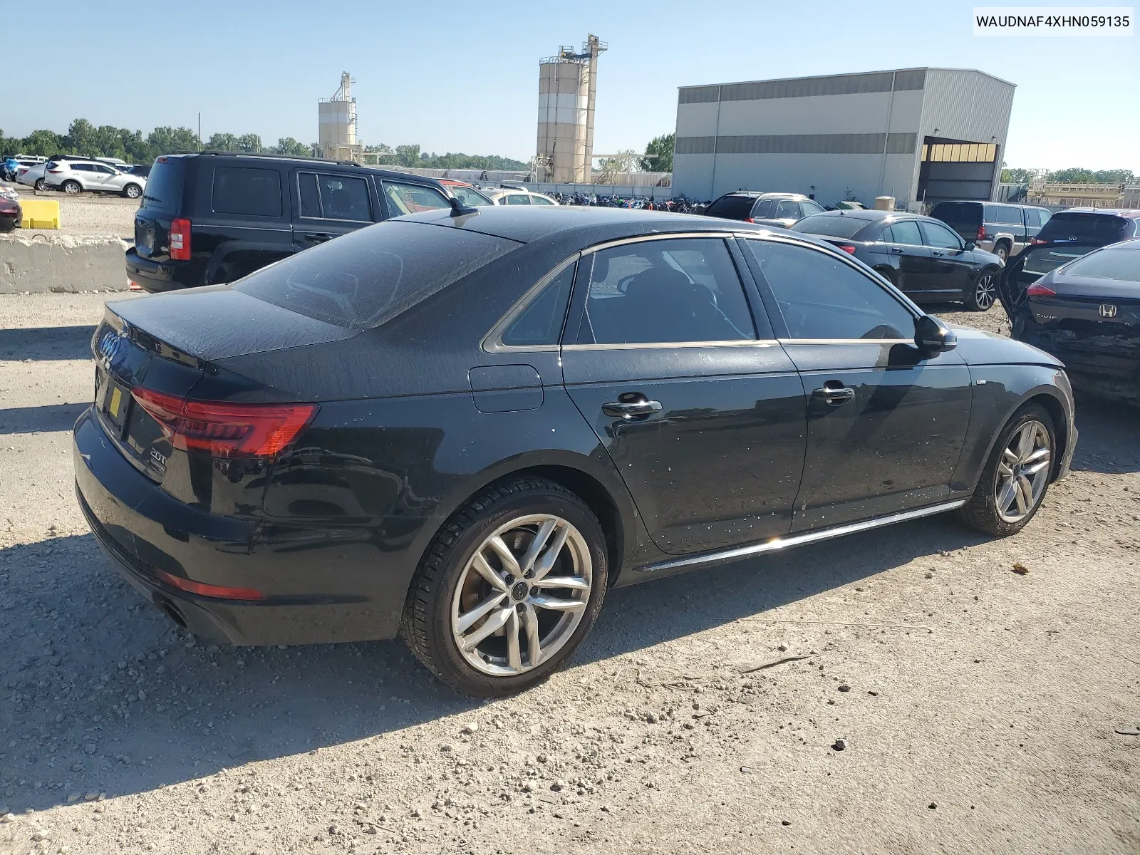 2017 Audi A4 Premium VIN: WAUDNAF4XHN059135 Lot: 65169934