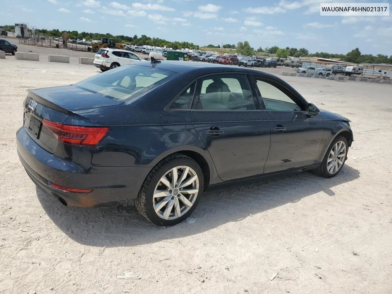 WAUGNAF46HN021317 2017 Audi A4 Premium