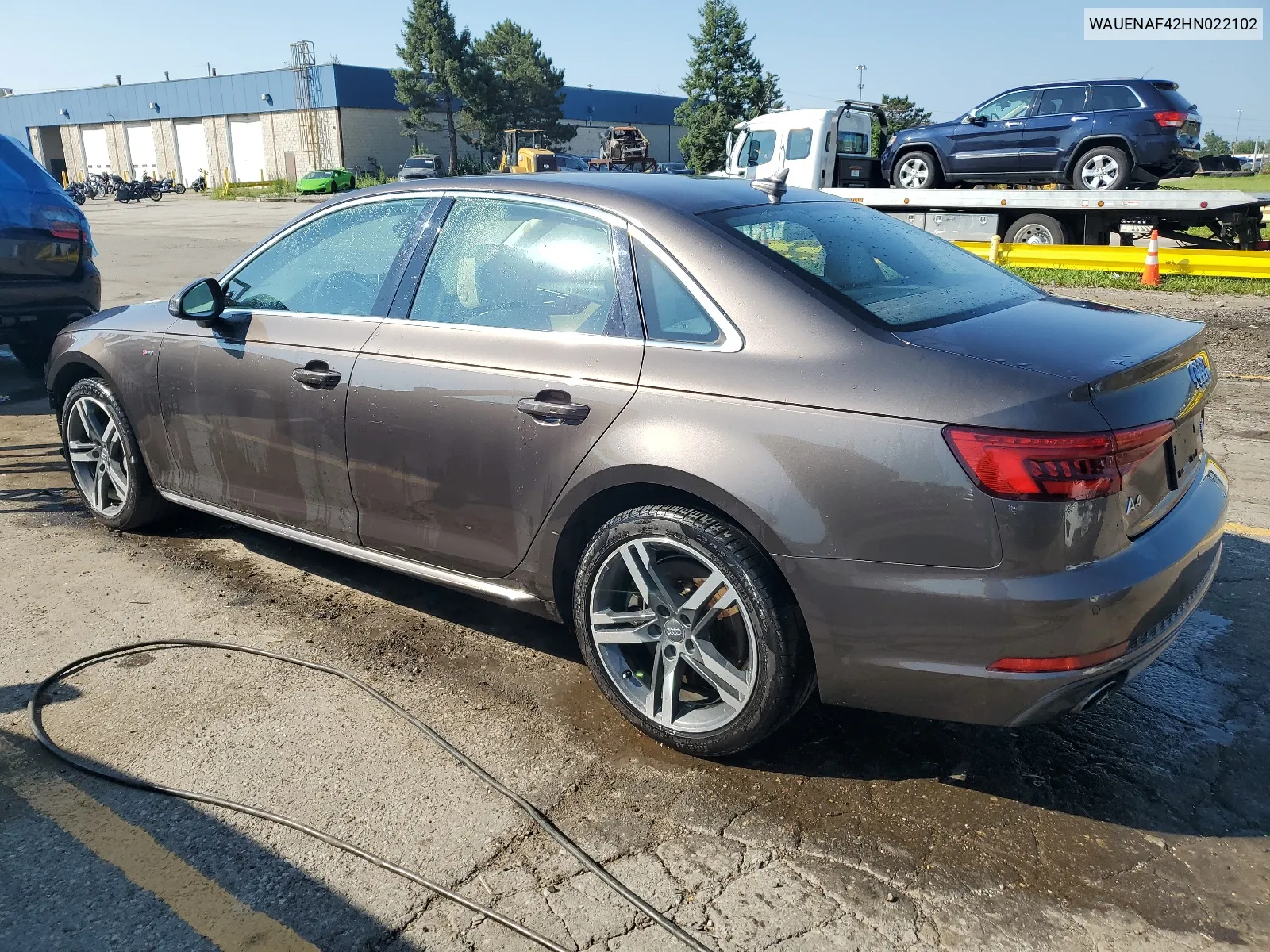 2017 Audi A4 Premium Plus VIN: WAUENAF42HN022102 Lot: 66189664