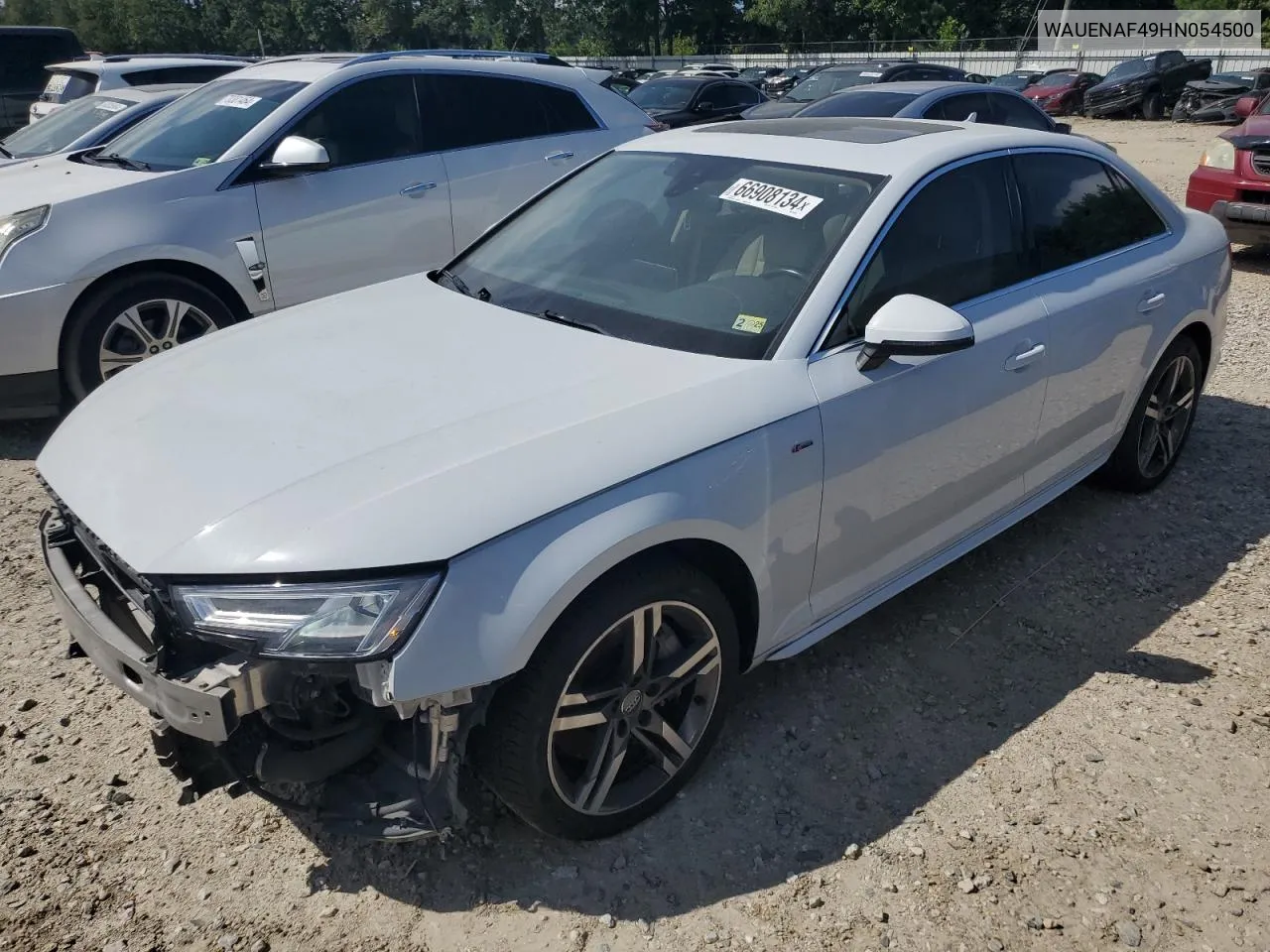 WAUENAF49HN054500 2017 Audi A4 Premium Plus