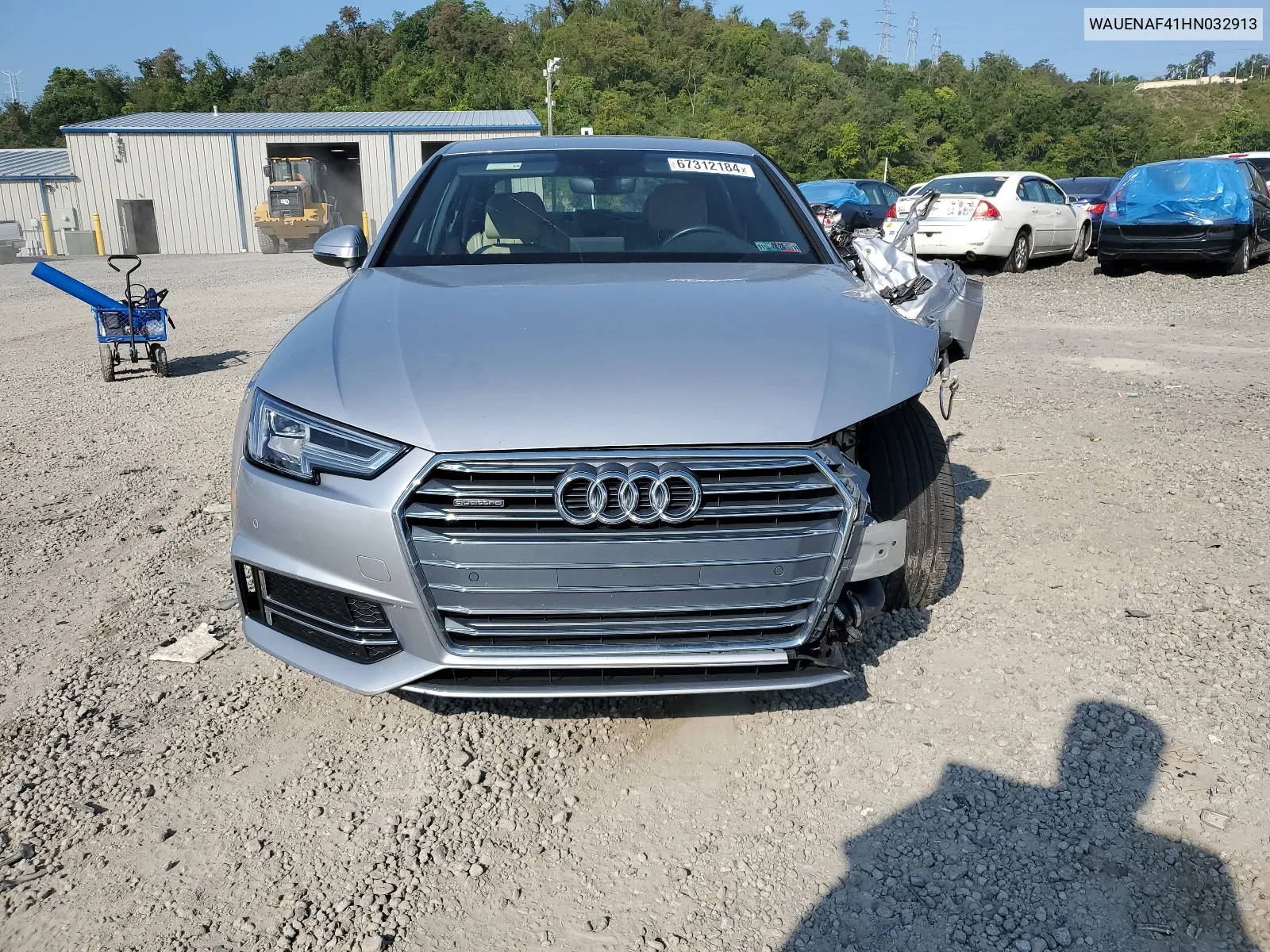 2017 Audi A4 Premium Plus VIN: WAUENAF41HN032913 Lot: 67312184