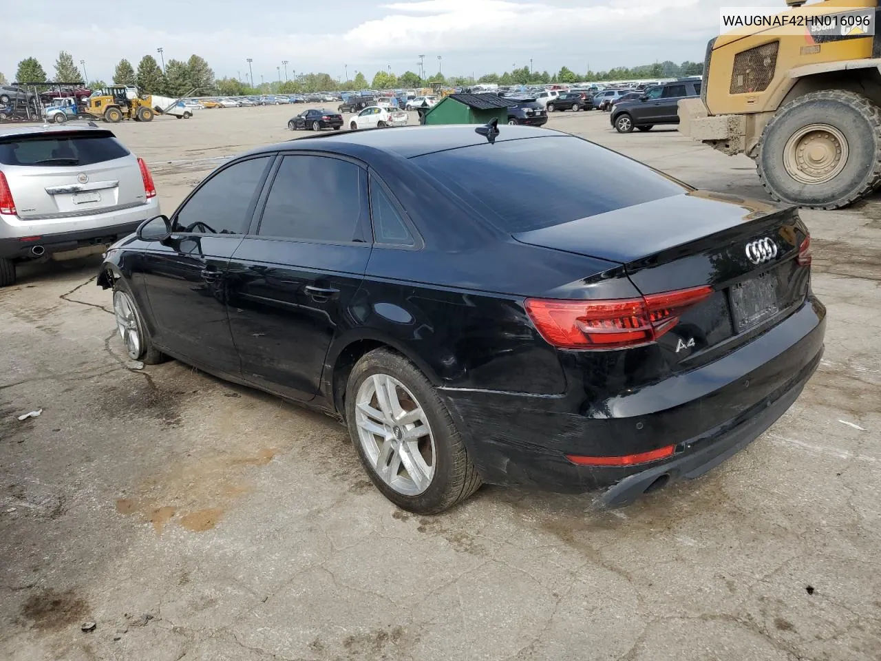 2017 Audi A4 Premium VIN: WAUGNAF42HN016096 Lot: 67393964