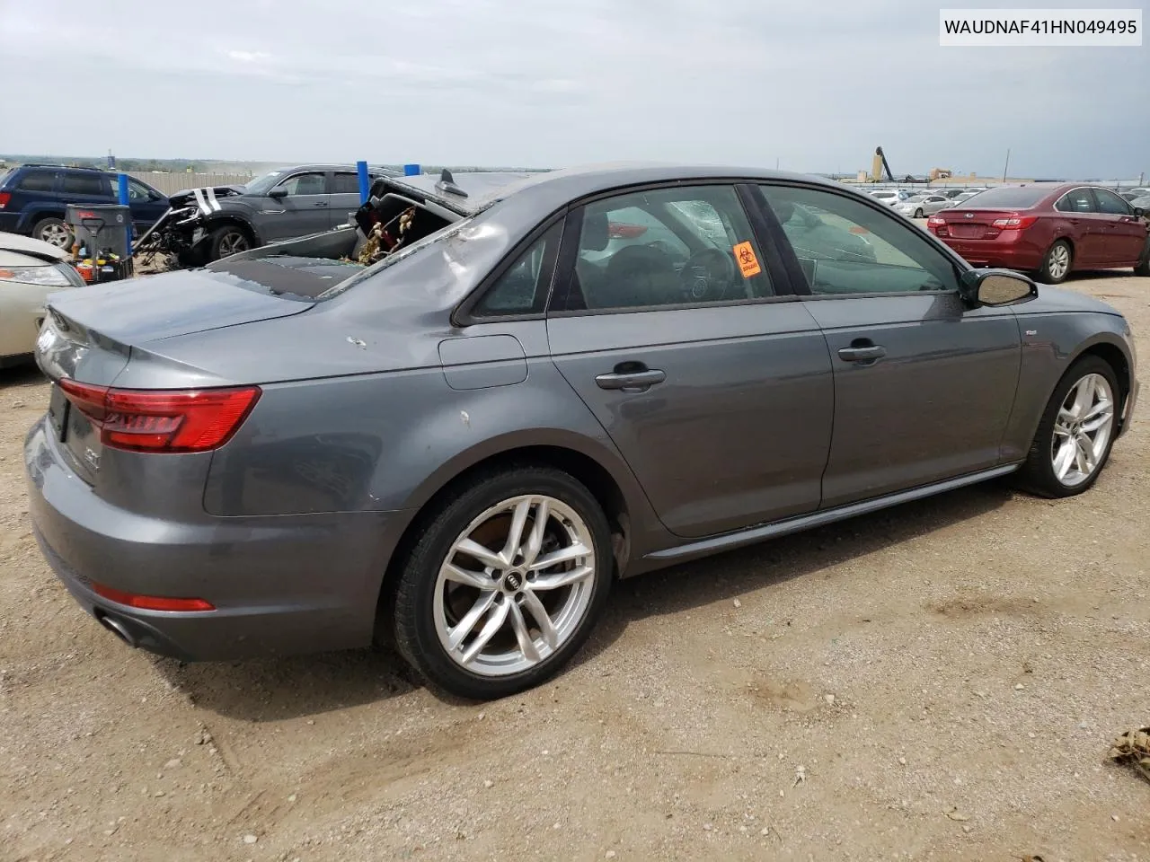 WAUDNAF41HN049495 2017 Audi A4 Premium