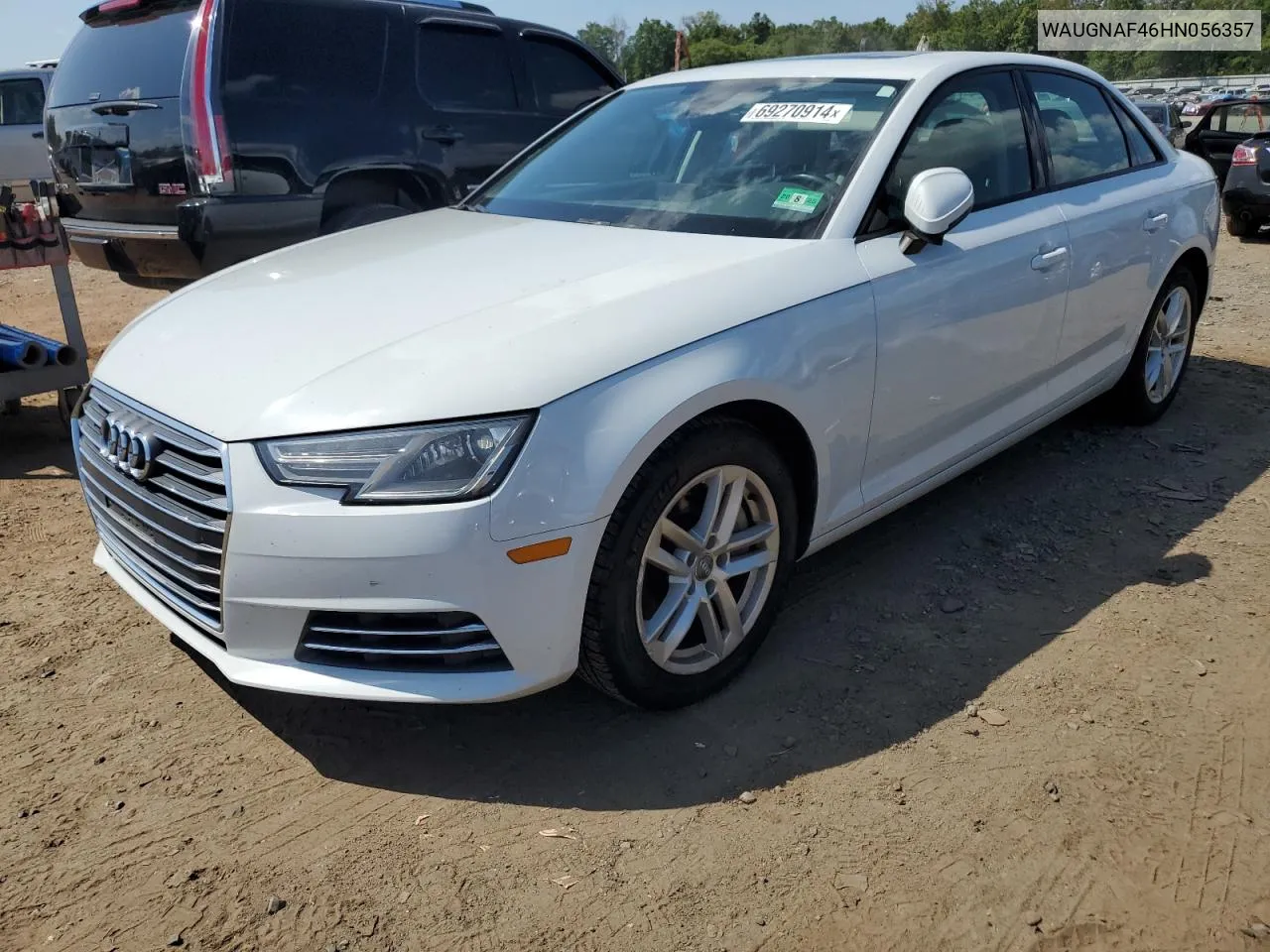 2017 Audi A4 Premium VIN: WAUGNAF46HN056357 Lot: 69270914