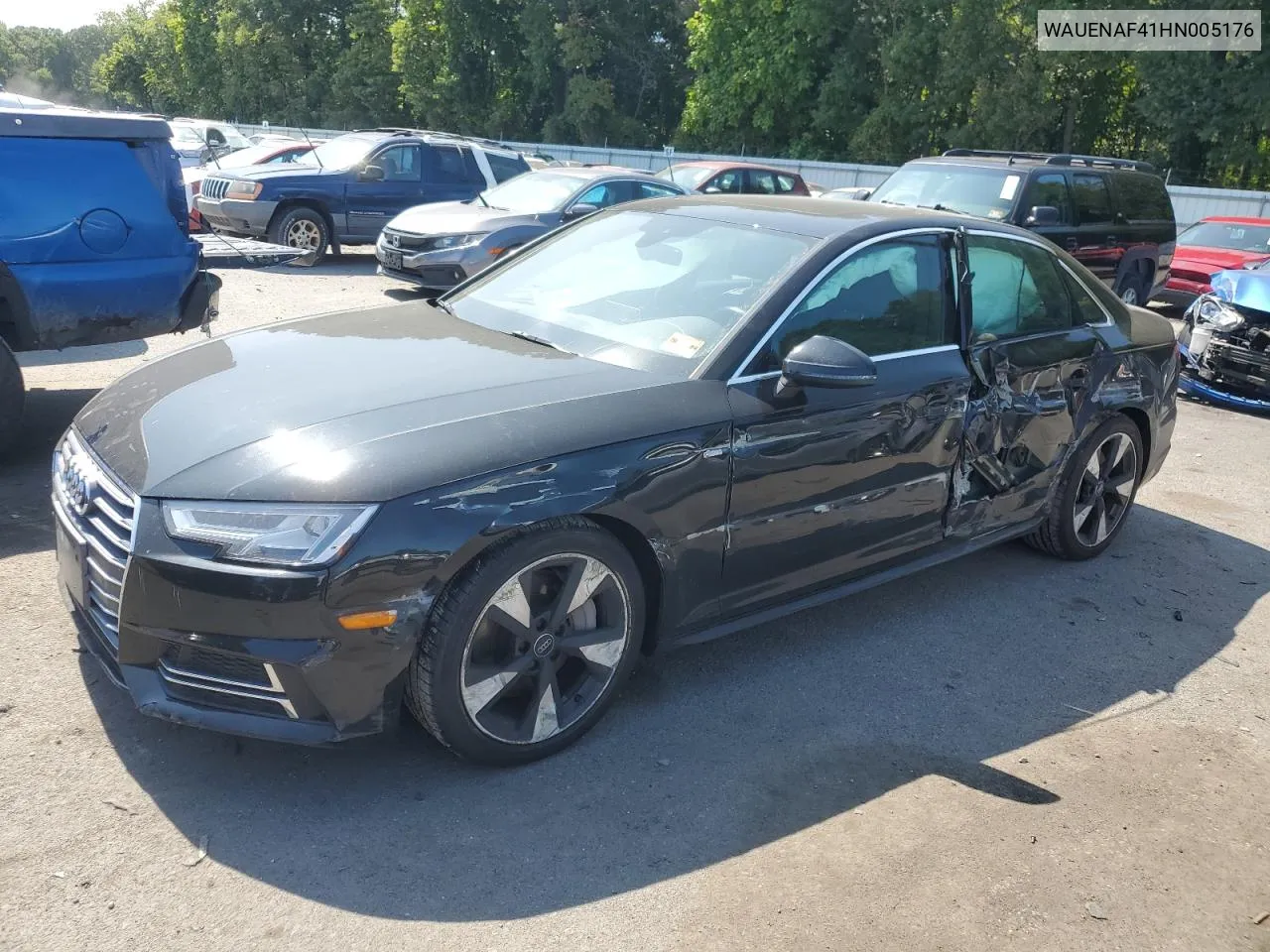 2017 Audi A4 Premium Plus VIN: WAUENAF41HN005176 Lot: 69411634