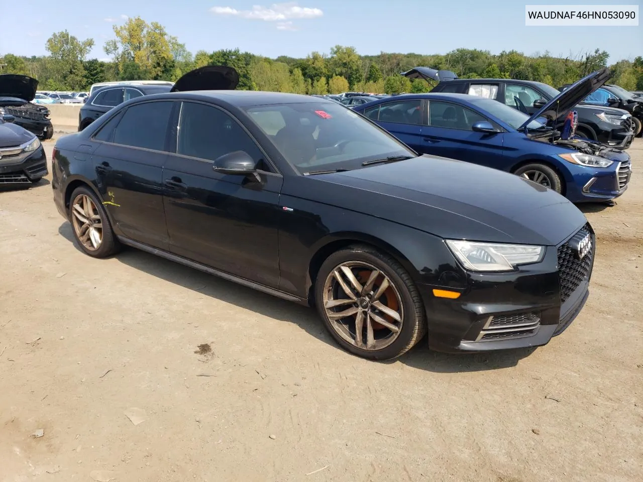 2017 Audi A4 Premium VIN: WAUDNAF46HN053090 Lot: 69664694