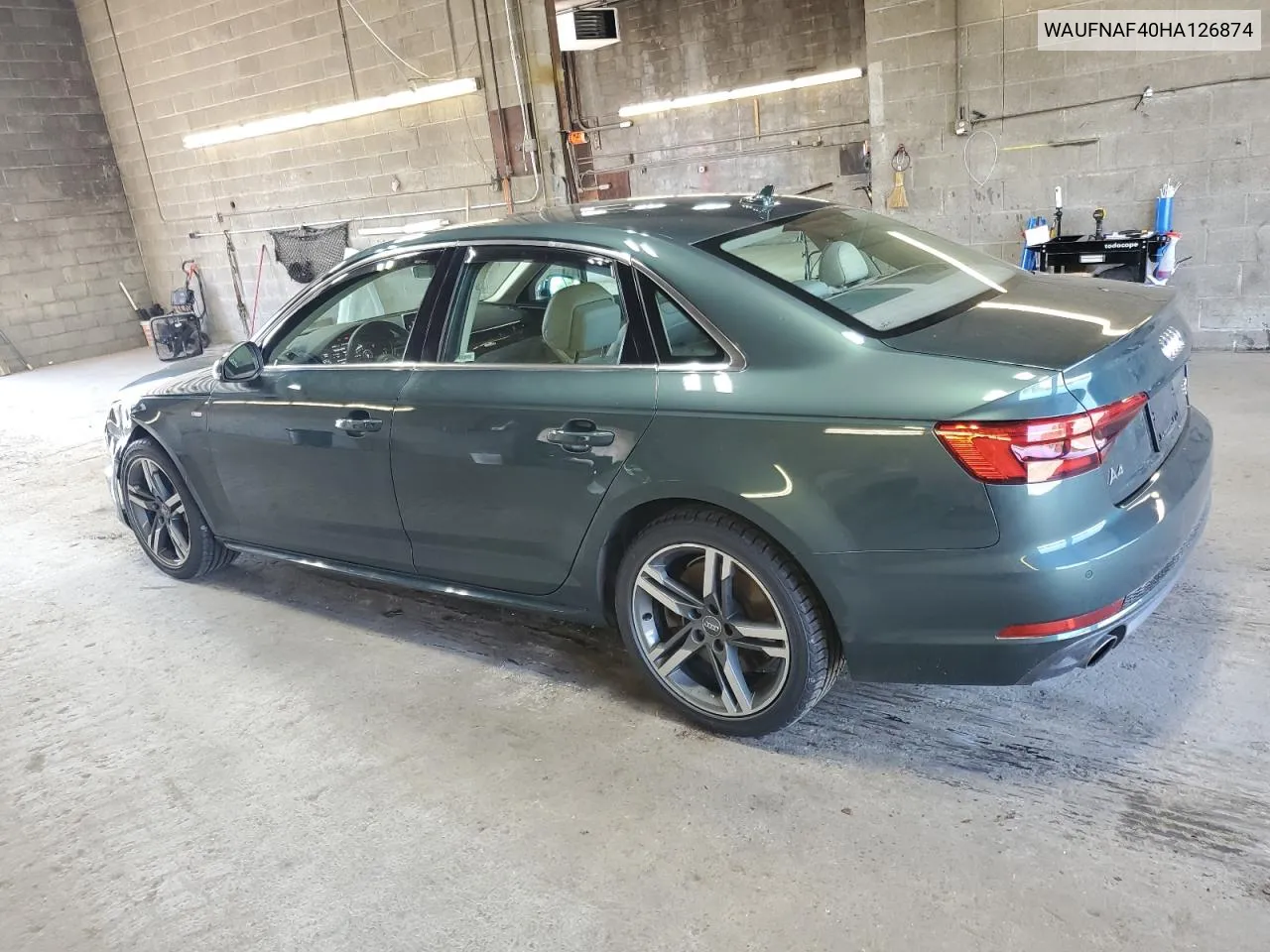 WAUFNAF40HA126874 2017 Audi A4 Prestige