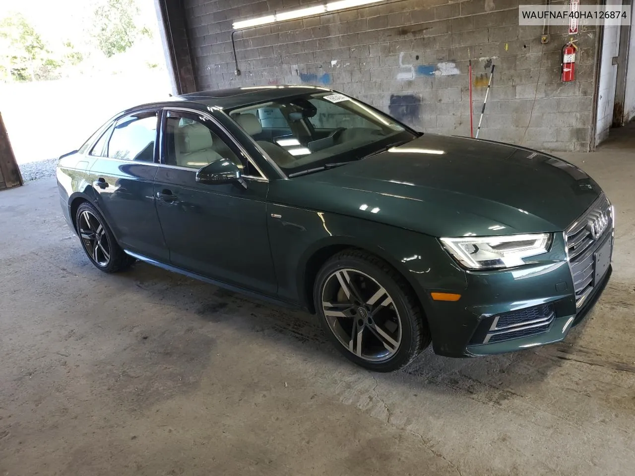 WAUFNAF40HA126874 2017 Audi A4 Prestige