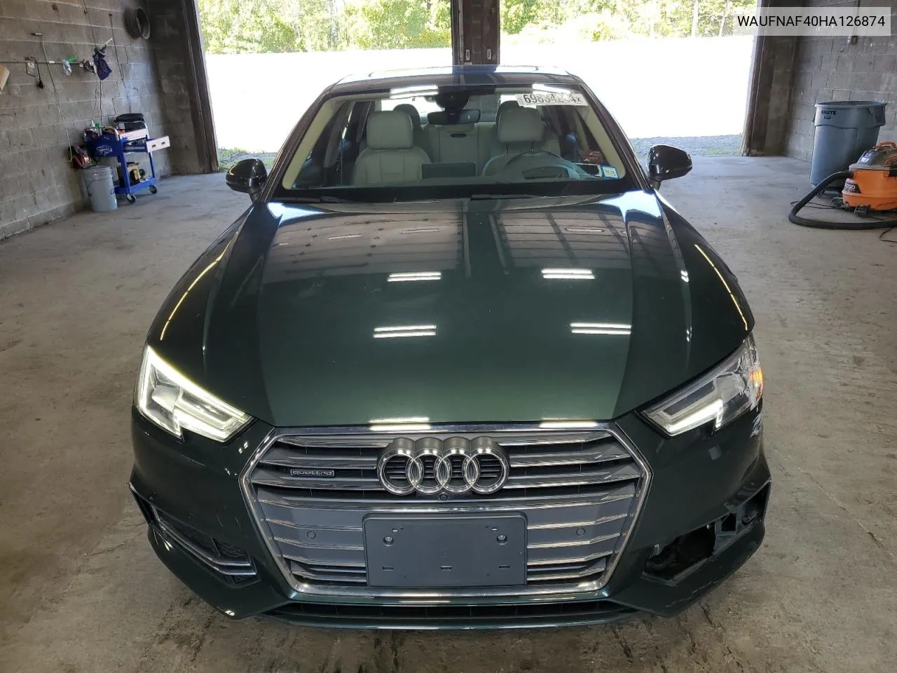 WAUFNAF40HA126874 2017 Audi A4 Prestige