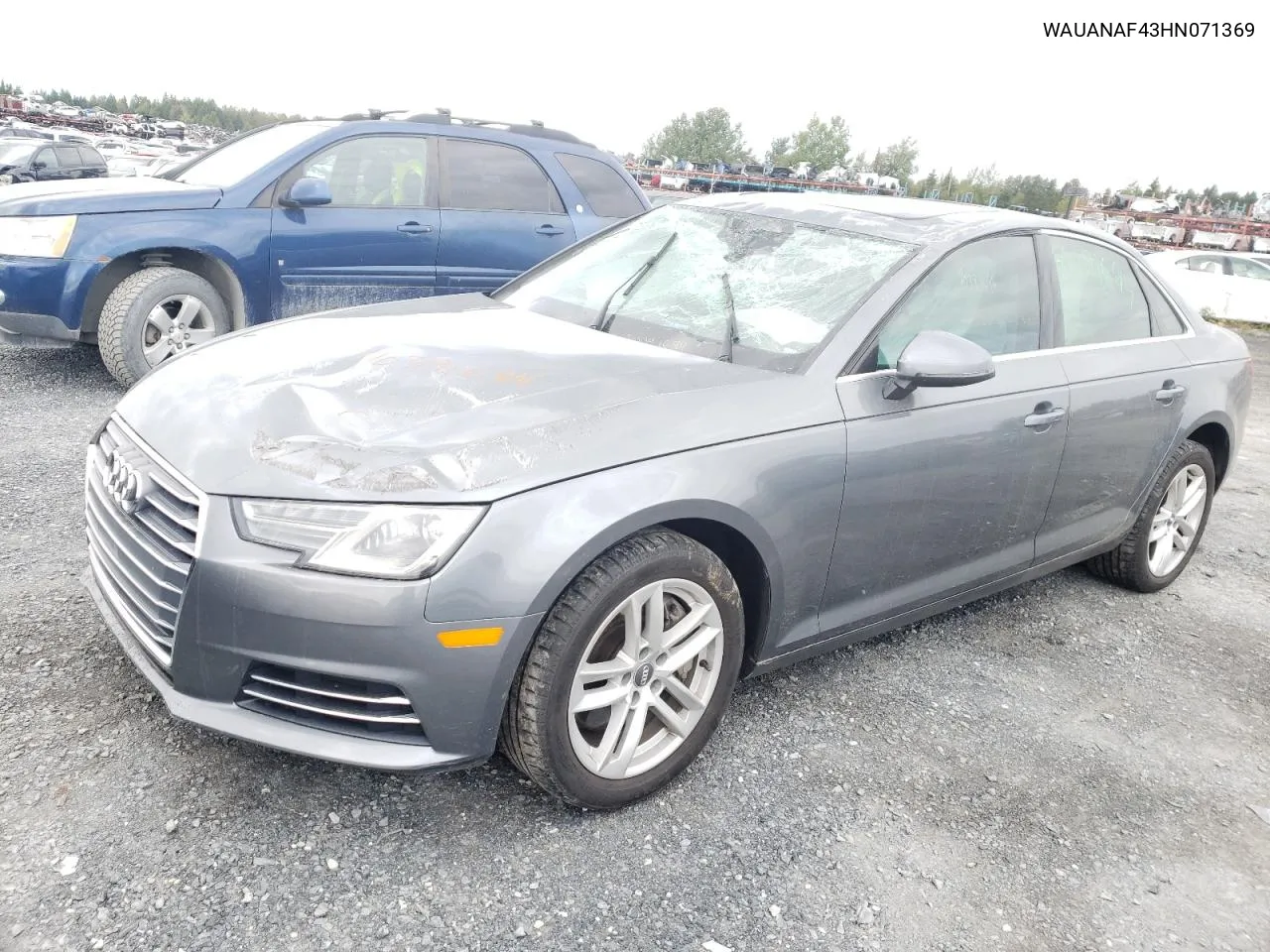 2017 Audi A4 Premium VIN: WAUANAF43HN071369 Lot: 70391694