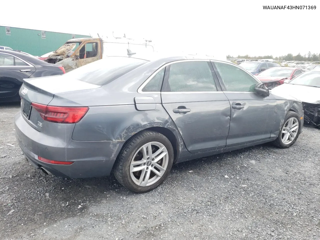 2017 Audi A4 Premium VIN: WAUANAF43HN071369 Lot: 70391694