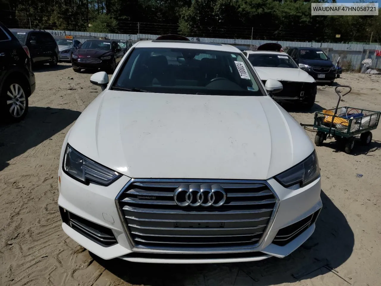 WAUDNAF47HN058721 2017 Audi A4 Premium