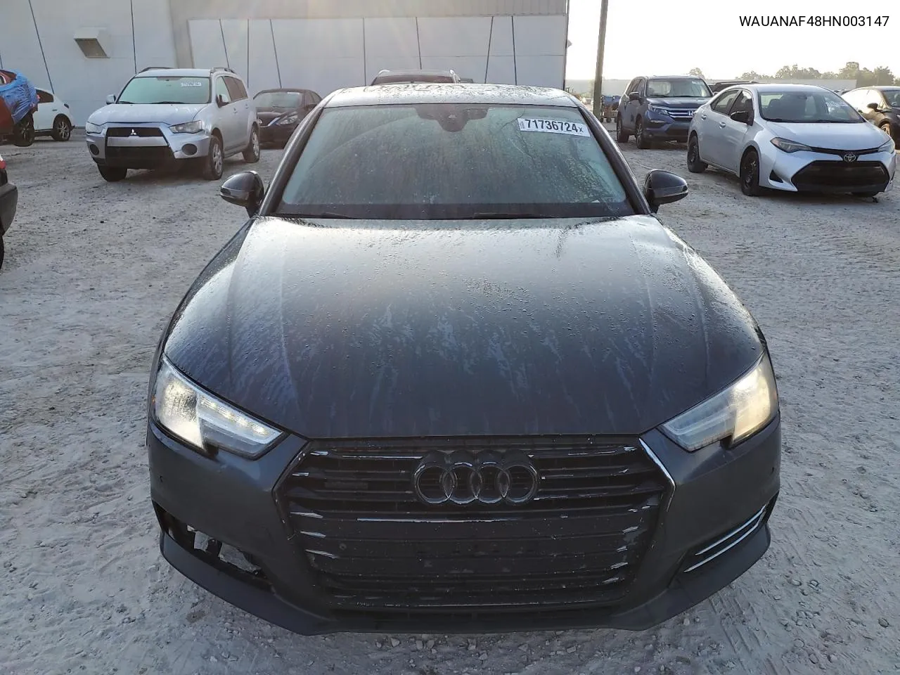 2017 Audi A4 Premium VIN: WAUANAF48HN003147 Lot: 71736724