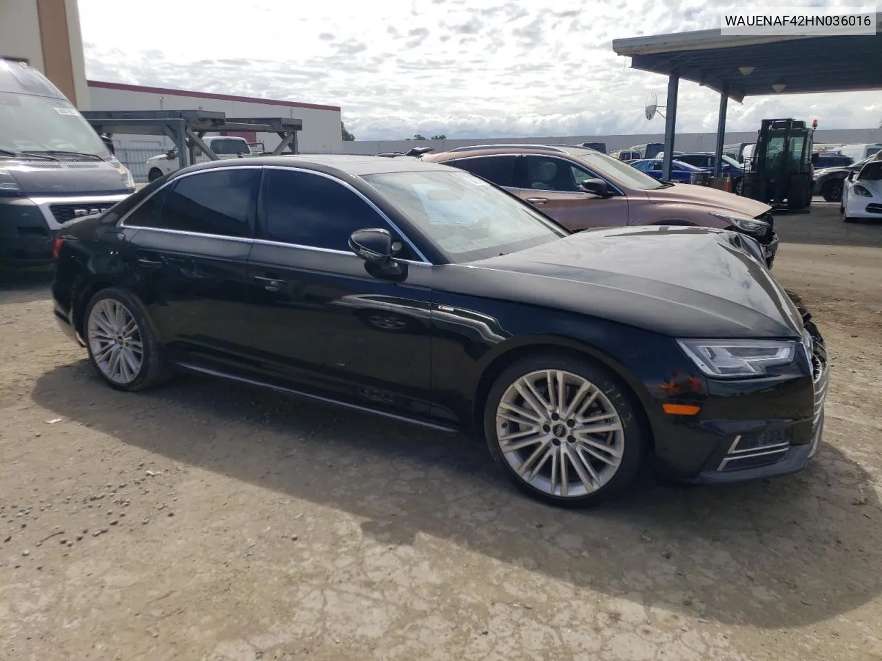 2017 Audi A4 Premium Plus VIN: WAUENAF42HN036016 Lot: 71831654