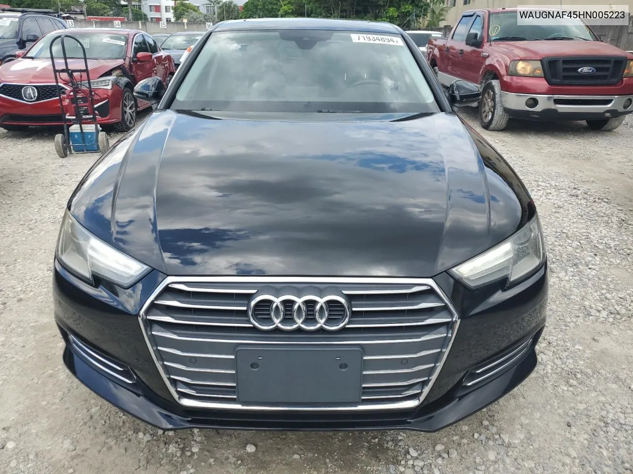 2017 Audi A4 Premium VIN: WAUGNAF45HN005223 Lot: 71934894