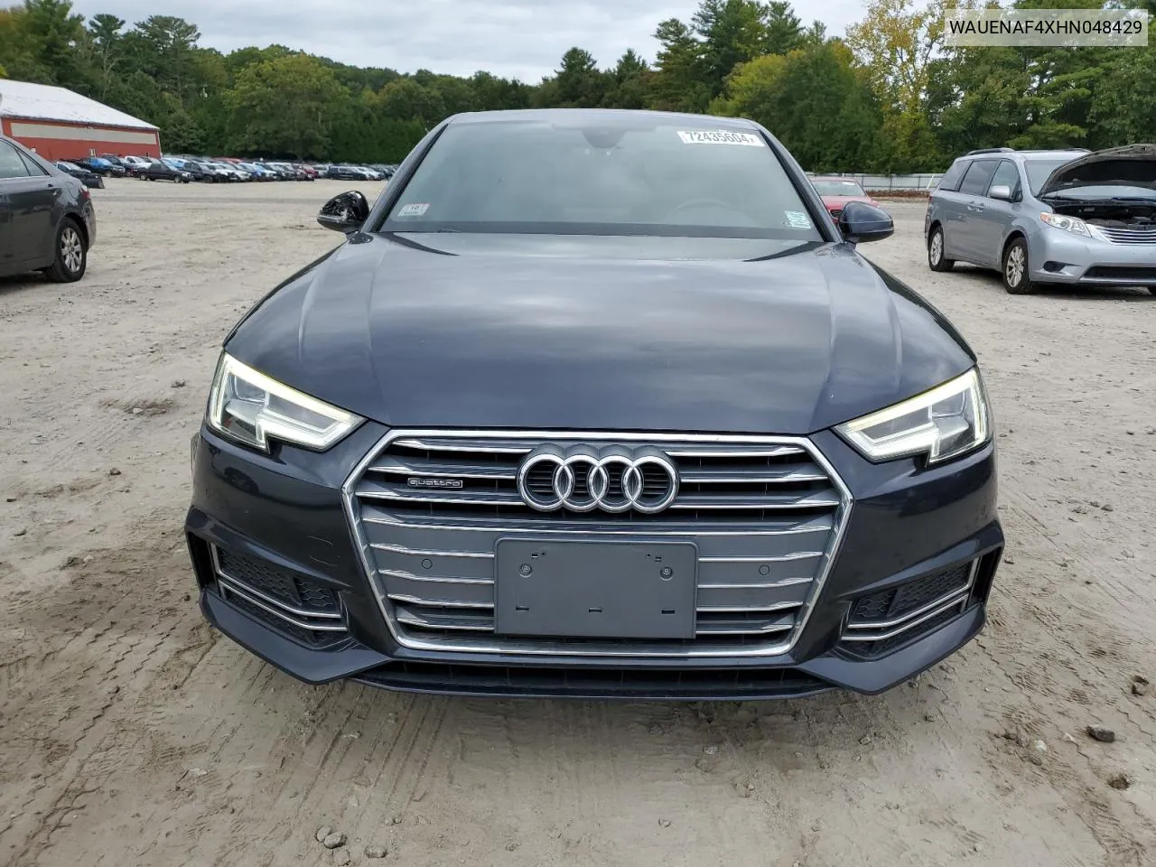 2017 Audi A4 Premium Plus VIN: WAUENAF4XHN048429 Lot: 72435604