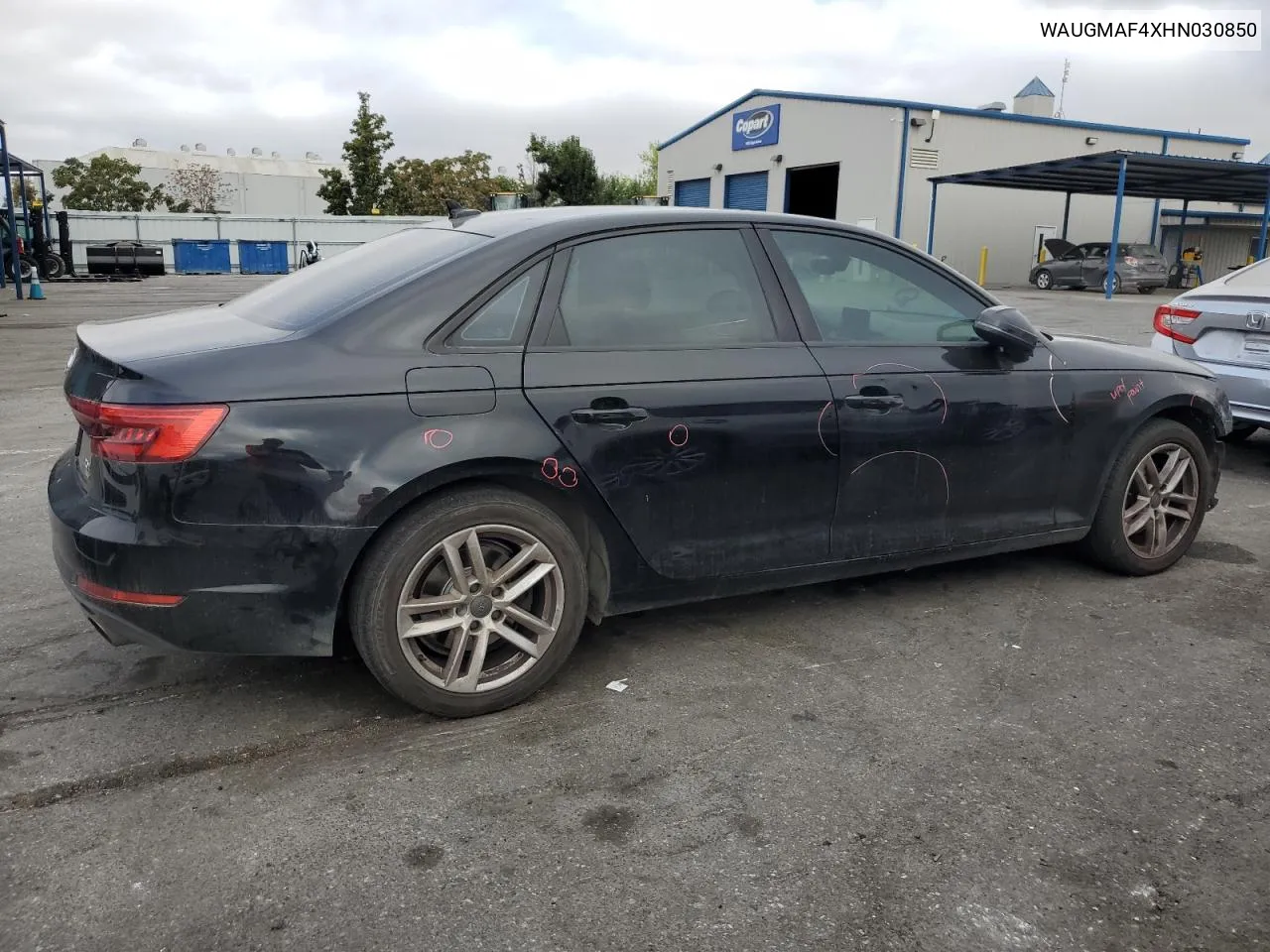 WAUGMAF4XHN030850 2017 Audi A4 Ultra Premium