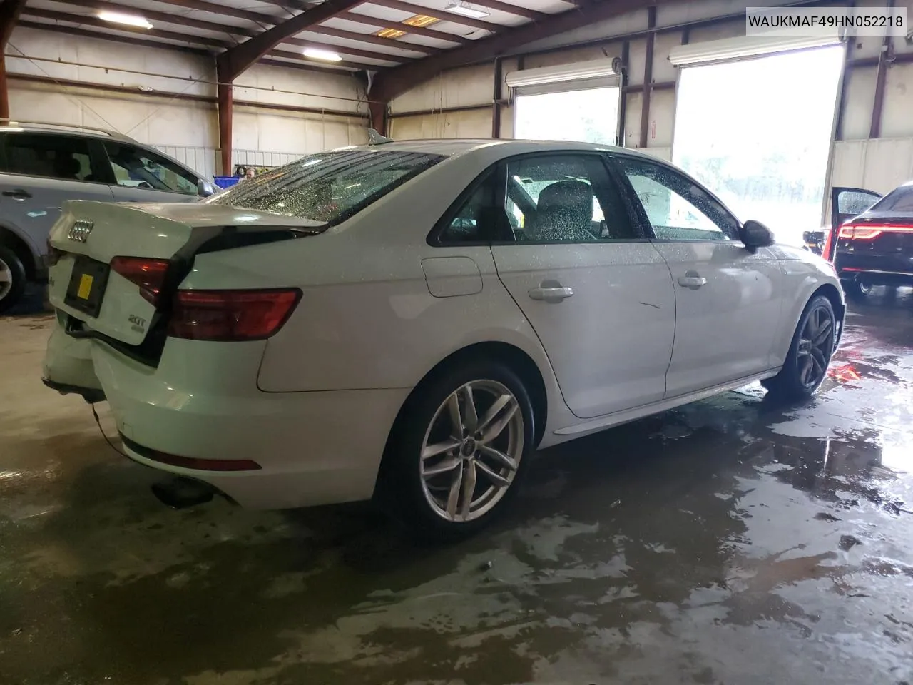 WAUKMAF49HN052218 2017 Audi A4 Ultra Premium