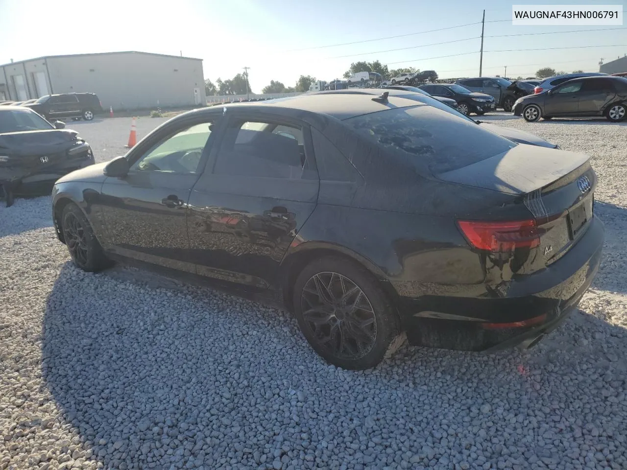 WAUGNAF43HN006791 2017 Audi A4 Premium