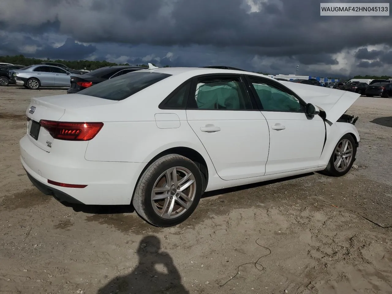 WAUGMAF42HN045133 2017 Audi A4 Ultra Premium