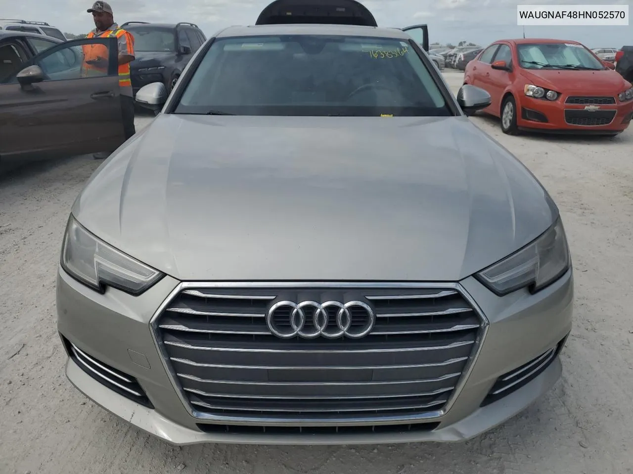 2017 Audi A4 Premium VIN: WAUGNAF48HN052570 Lot: 76383164