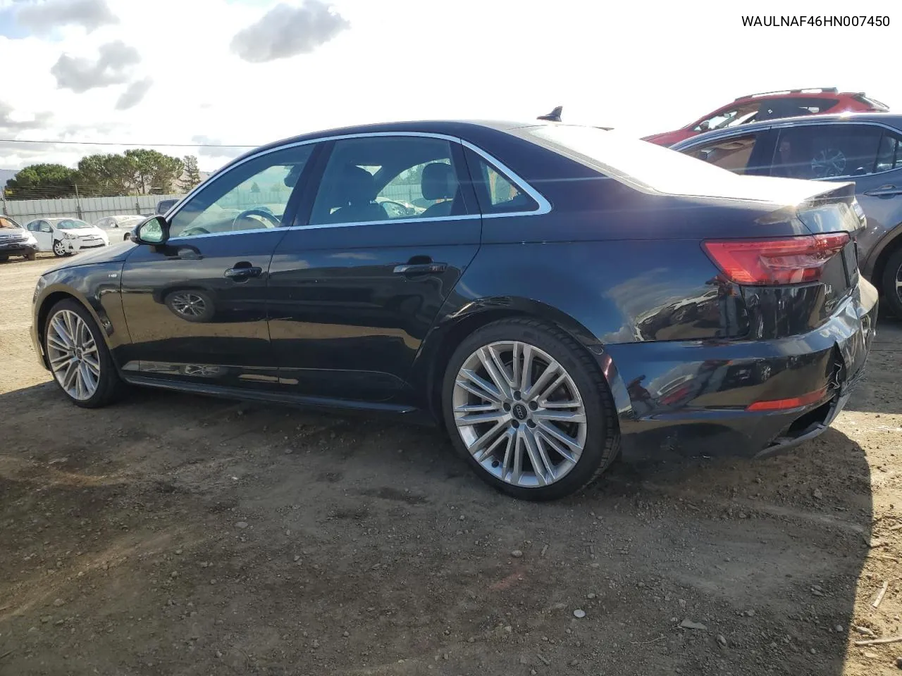 2017 Audi A4 Premium Plus VIN: WAULNAF46HN007450 Lot: 78278234