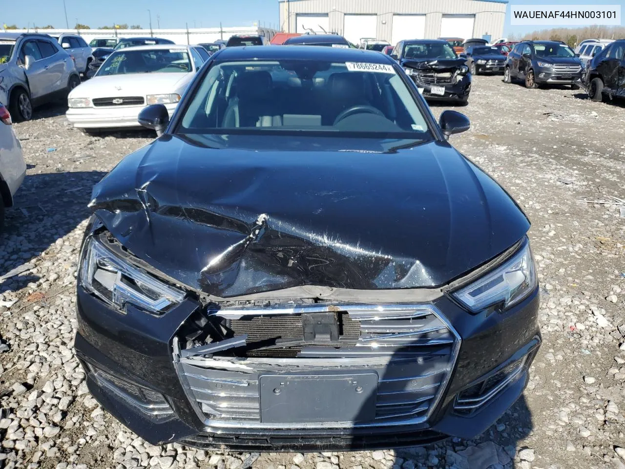 2017 Audi A4 Premium Plus VIN: WAUENAF44HN003101 Lot: 78665244