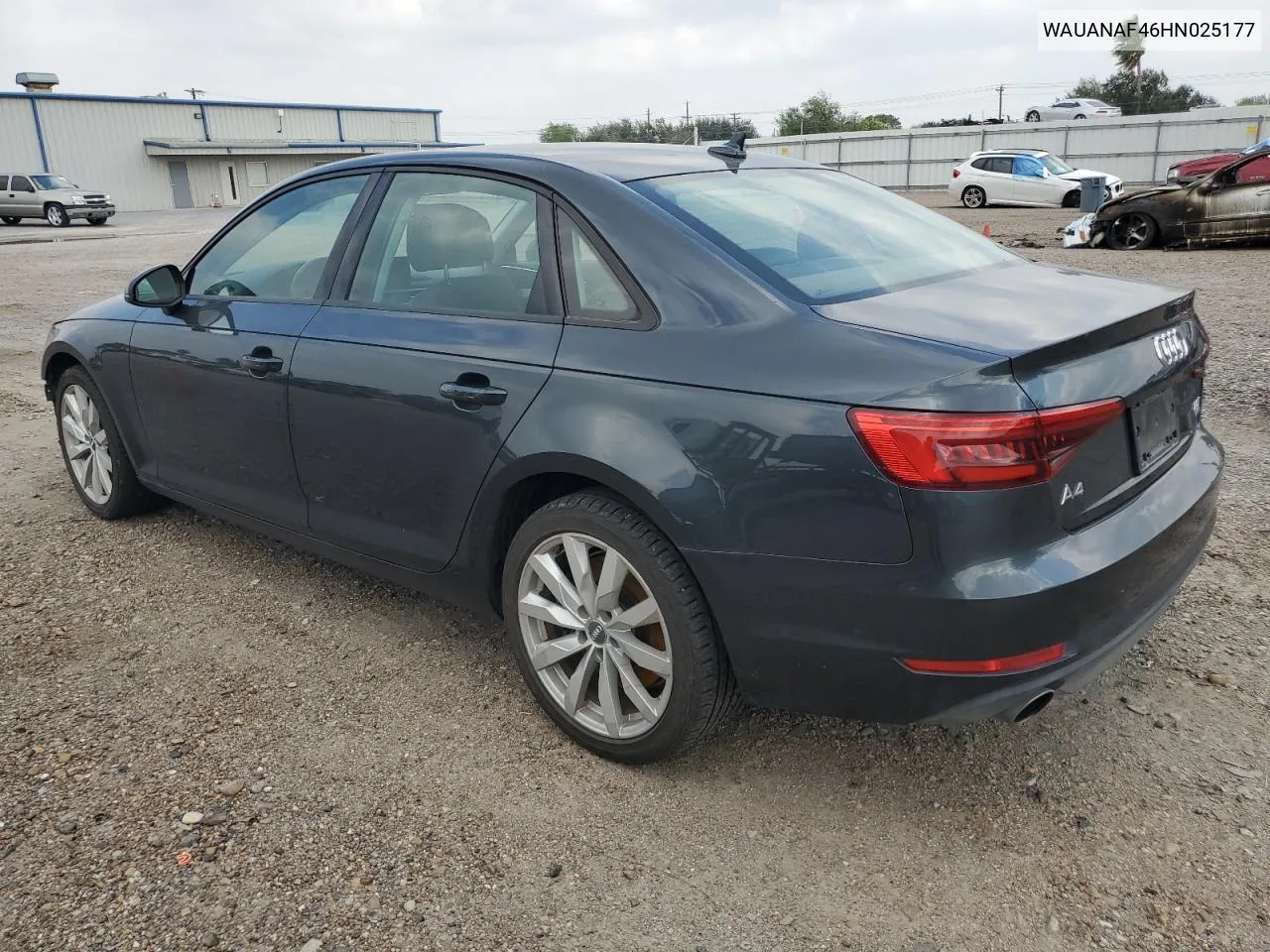 2017 Audi A4 Premium VIN: WAUANAF46HN025177 Lot: 78786344