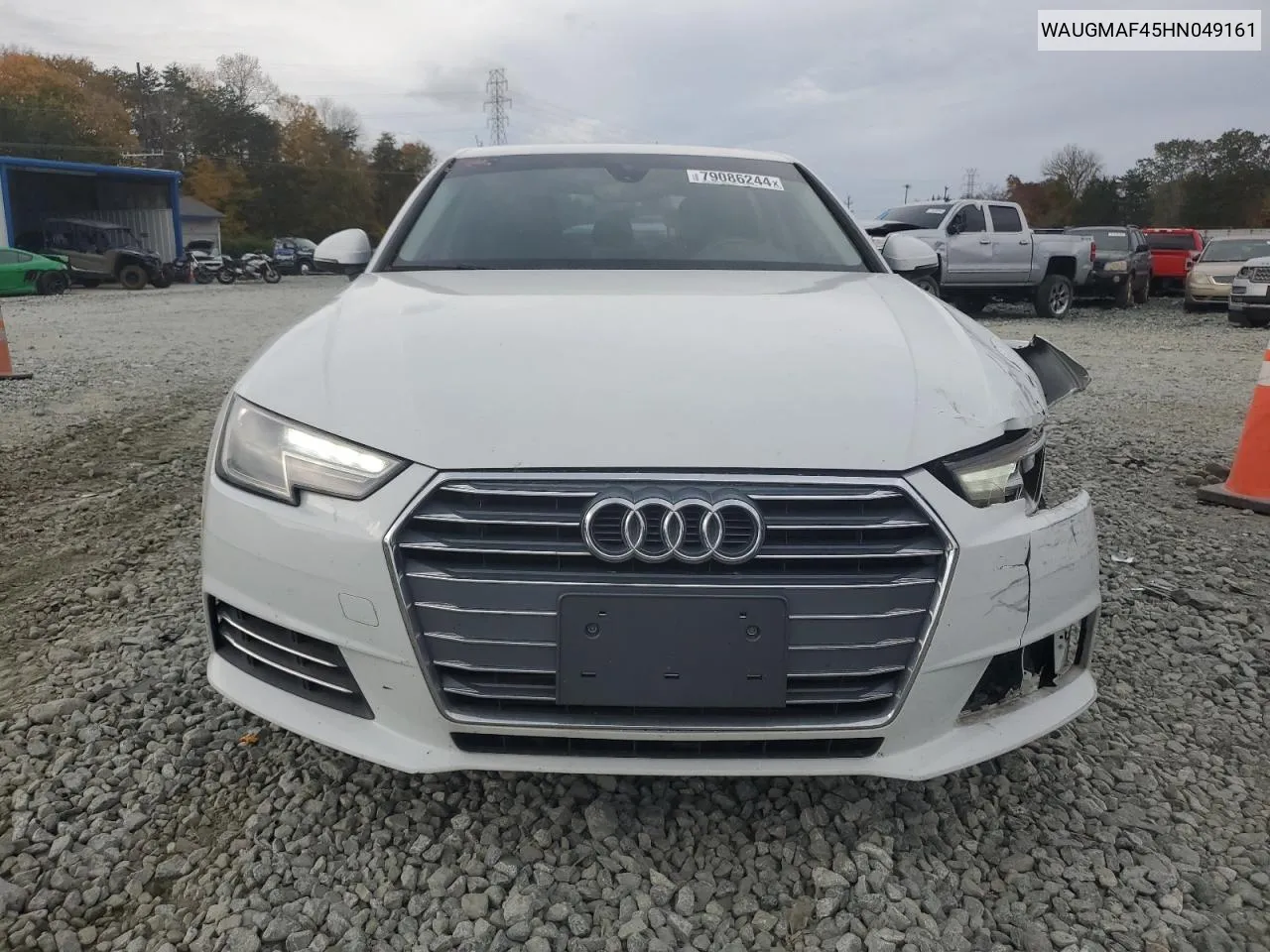 2017 Audi A4 Ultra Premium VIN: WAUGMAF45HN049161 Lot: 79086244