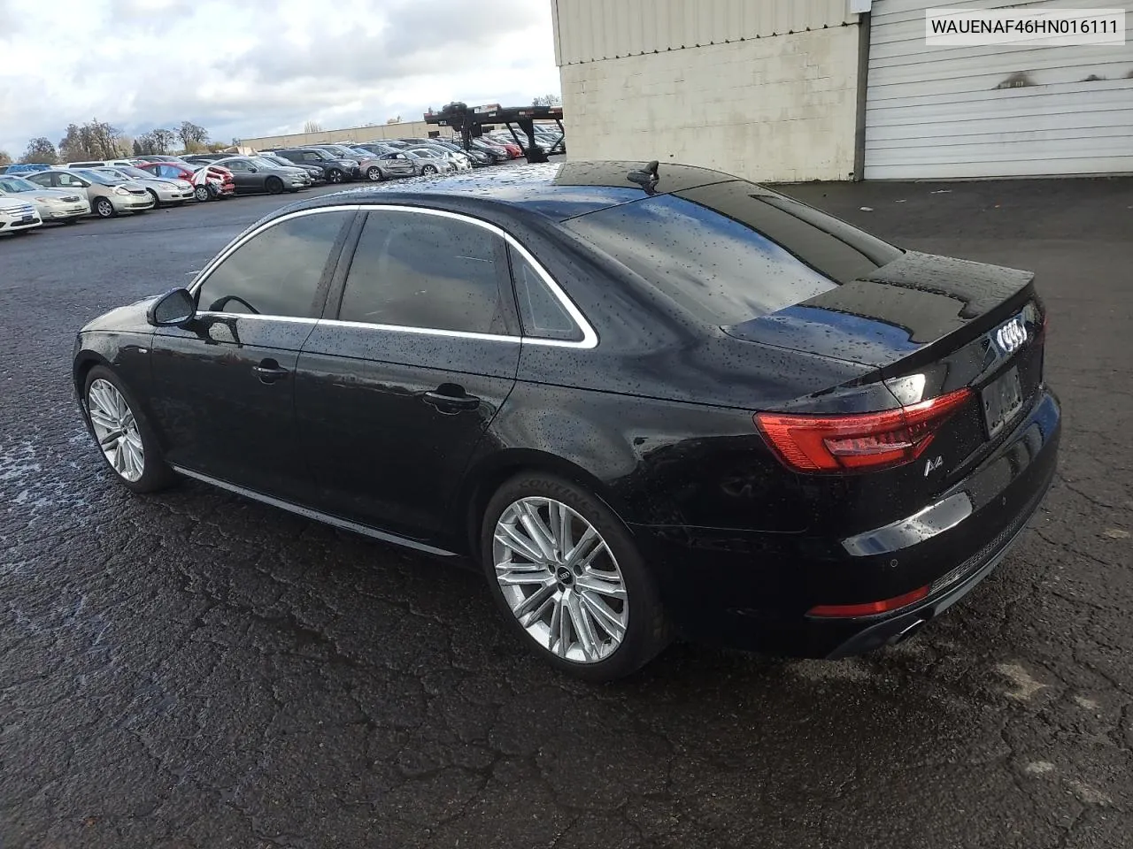 2017 Audi A4 Premium Plus VIN: WAUENAF46HN016111 Lot: 79660064