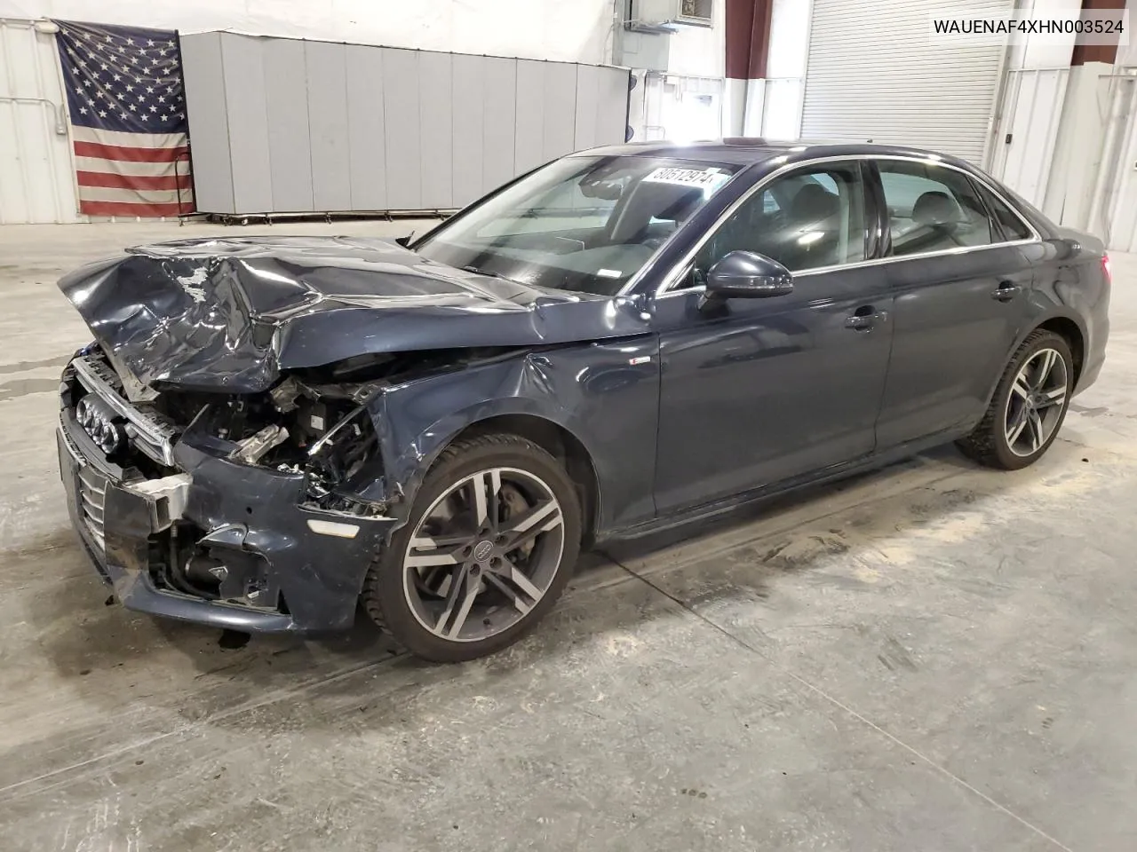 2017 Audi A4 Premium Plus VIN: WAUENAF4XHN003524 Lot: 80512974