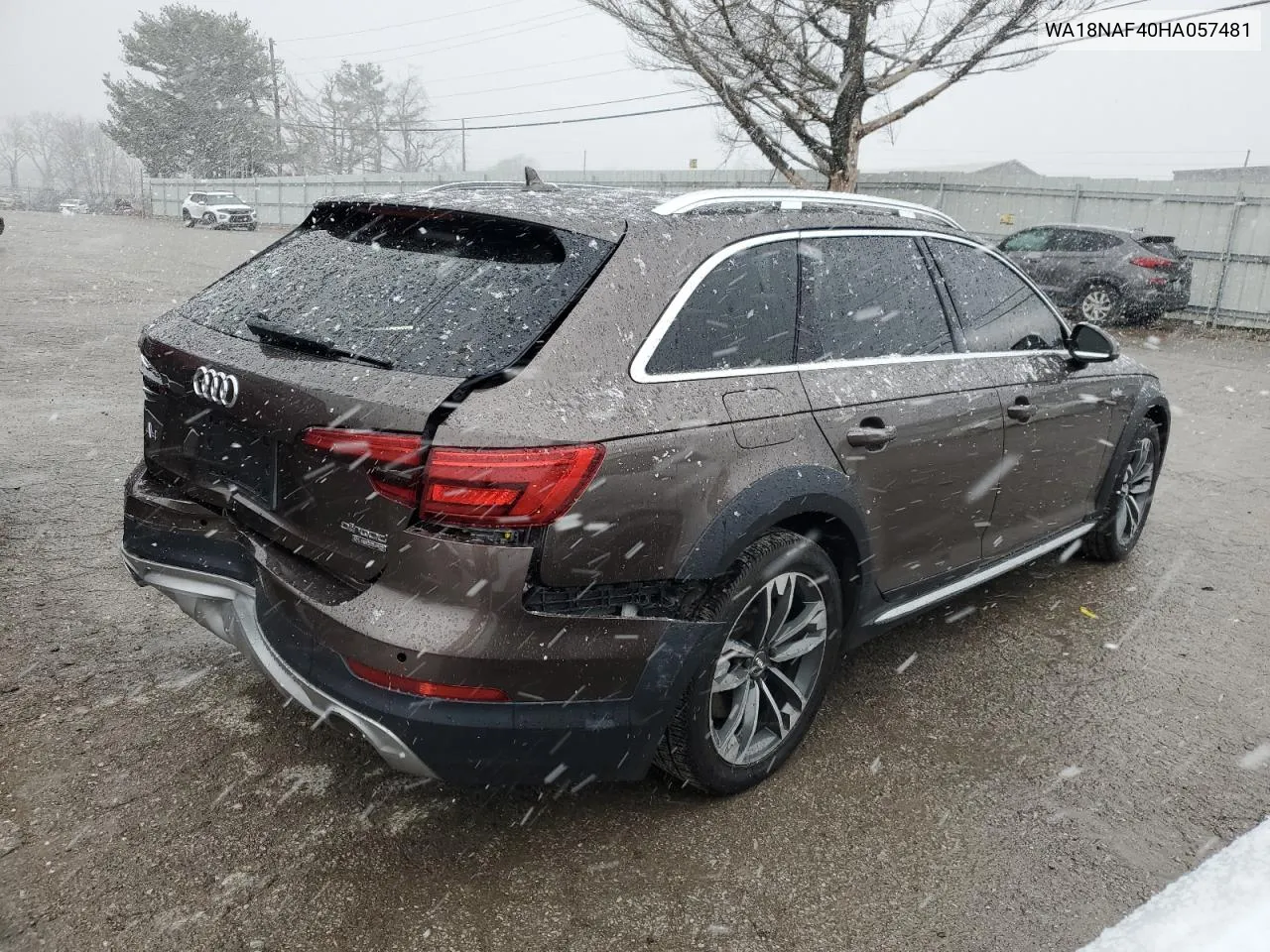 2017 Audi A4 Allroad Premium Plus VIN: WA18NAF40HA057481 Lot: 81336614