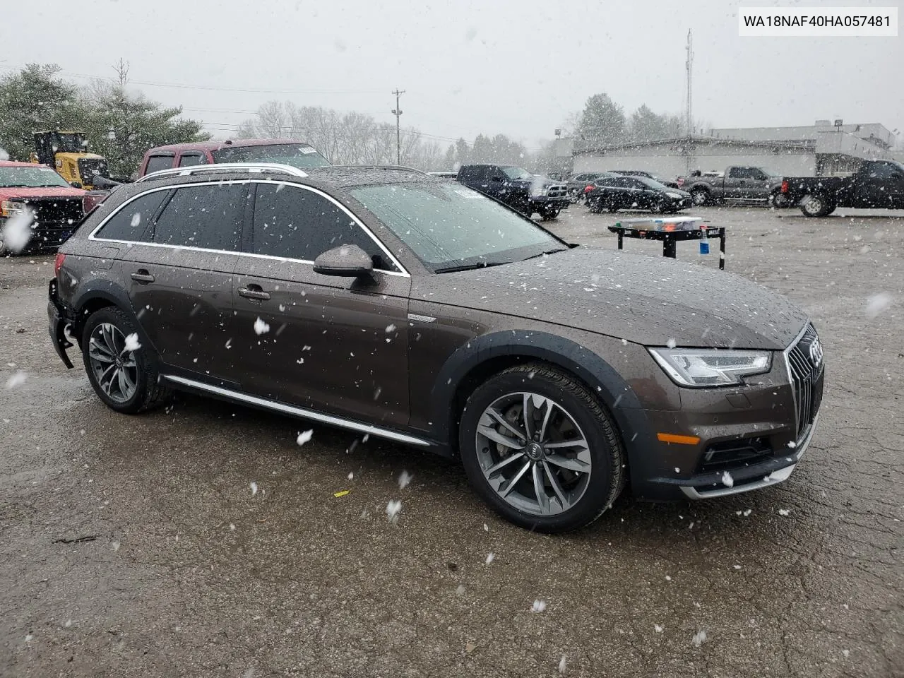 2017 Audi A4 Allroad Premium Plus VIN: WA18NAF40HA057481 Lot: 81336614